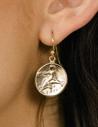 Land & Sea Coin Earrings