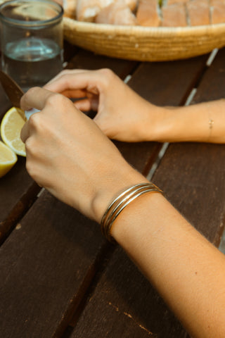 Tres Gold Cuff